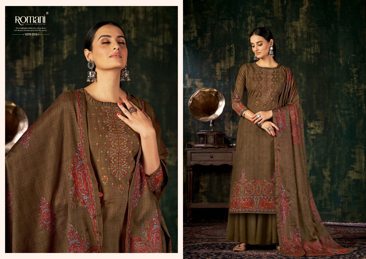 Romani Mareena 7th Regular Wear Wholesale Printed Cotton Dress Material
